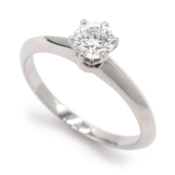 c241100024722 Tiffany Solitaire Ring 054ct No 15 Pt950 New Polished Solitaire Ring Diamond Ring Jewelry