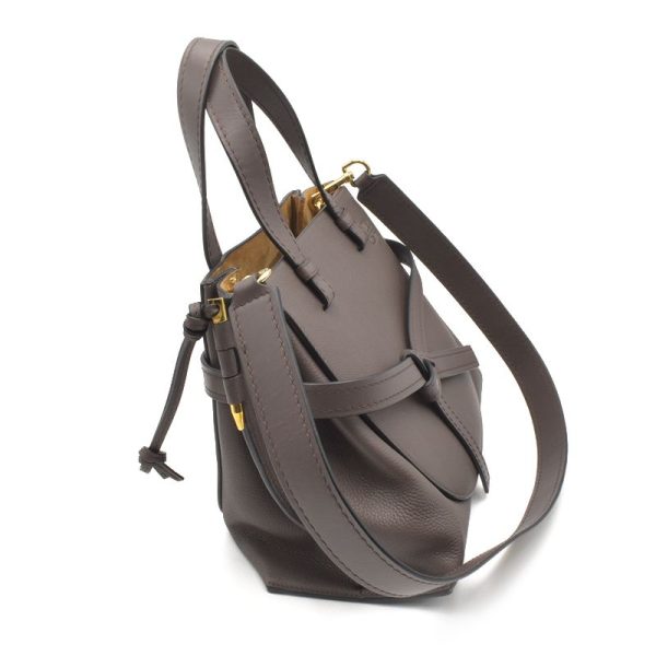 c241100025007 1 Loewe Gate top handle Shoulder Bag Brown