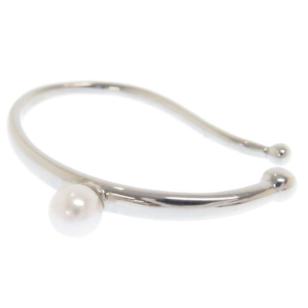 ea 1108 01 Pearl Ear Cufflinks K18WG White Gold