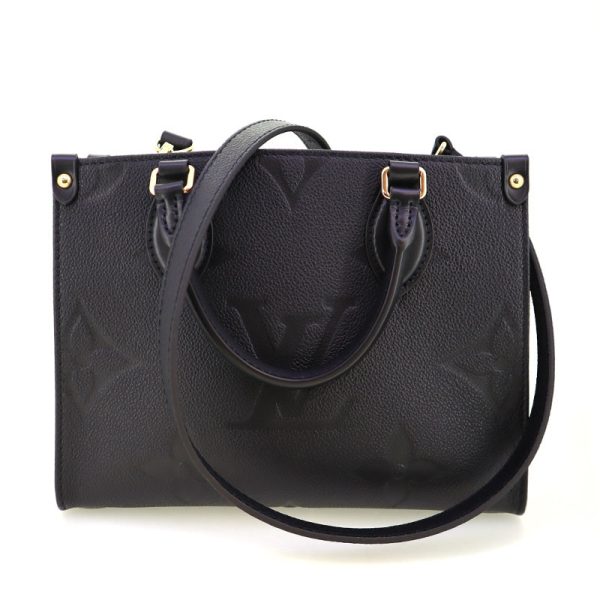 imgrc0087364953 Louis Vuitton On the go PM Calf Leather Tote Bag Black