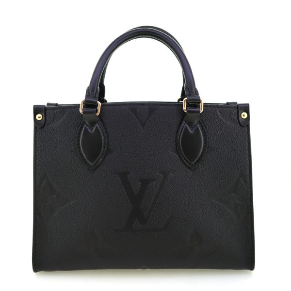 imgrc0087364954 Louis Vuitton On the go PM Calf Leather Tote Bag Black