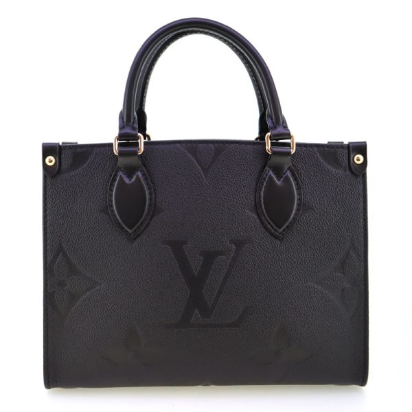 imgrc0087364956 Louis Vuitton On the go PM Calf Leather Tote Bag Black