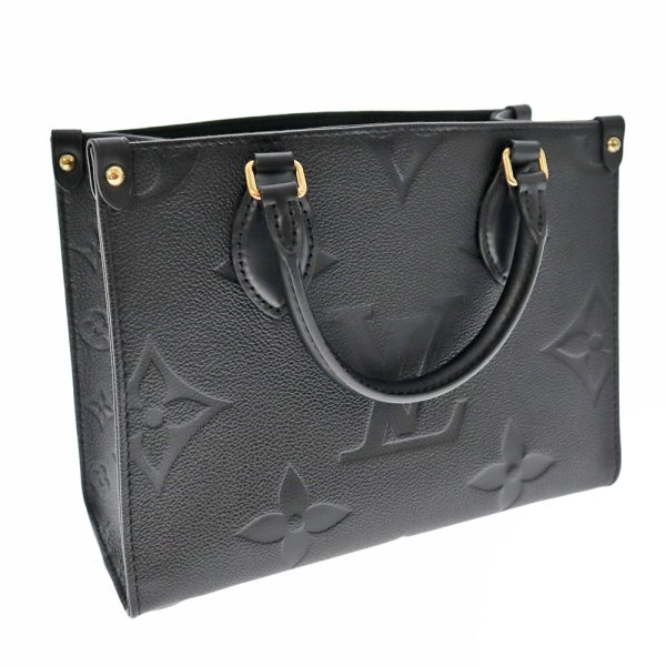 k22 426 2 Louis Vuitton On the Go PM Calf Leather Handbag Black