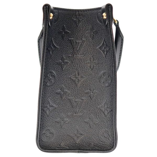 k22 426 3 Louis Vuitton On the Go PM Calf Leather Handbag Black