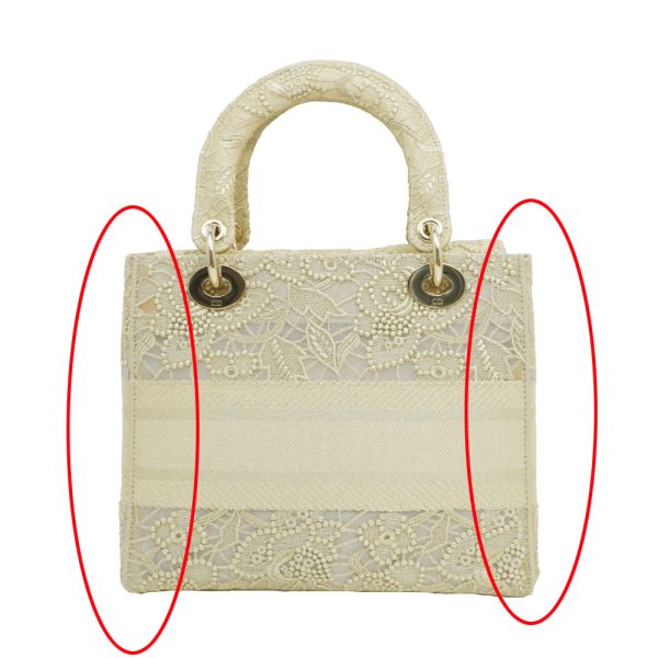 m2306 05 802573mr 01 Dior LADY D LITE Handbag Medium Jacquard Shoulder Gold