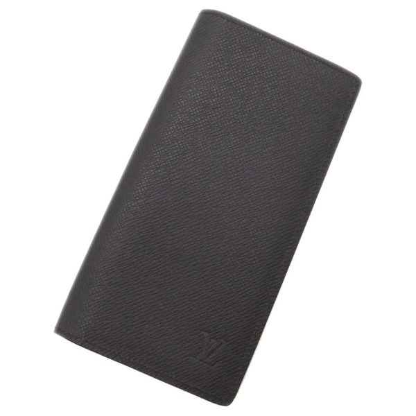 m32572 01 Louis Vuitton Long Wallet Taiga Brazza M32572 Ardoise