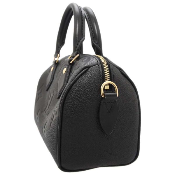 m58953 02 Louis Vuitton Handbag Monogram Empreinte Giant Speedy Bandouliere 20 Black