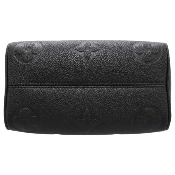 m58953 04 Louis Vuitton Handbag Monogram Empreinte Giant Speedy Bandouliere 20 Black