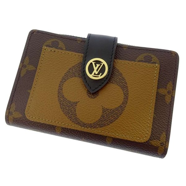 m69432 01 Louis Vuitton Bi fold Wallet Monogram Giant Reverse Portefeuille Juliette