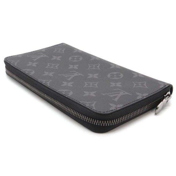 m82081 02 Louis Vuitton Long Wallet Monogram Eclipse Zippy Organizer NM M82081 Noir