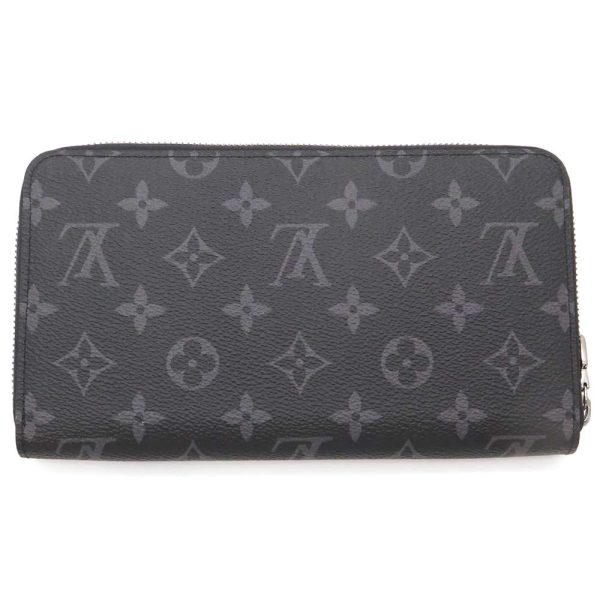 m82081 03 Louis Vuitton Long Wallet Monogram Eclipse Zippy Organizer NM M82081 Noir