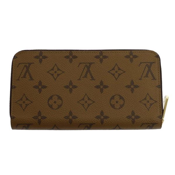 m82444 03 Louis Vuitton Long Wallet Monogram Reverse Zippy Wallet Black