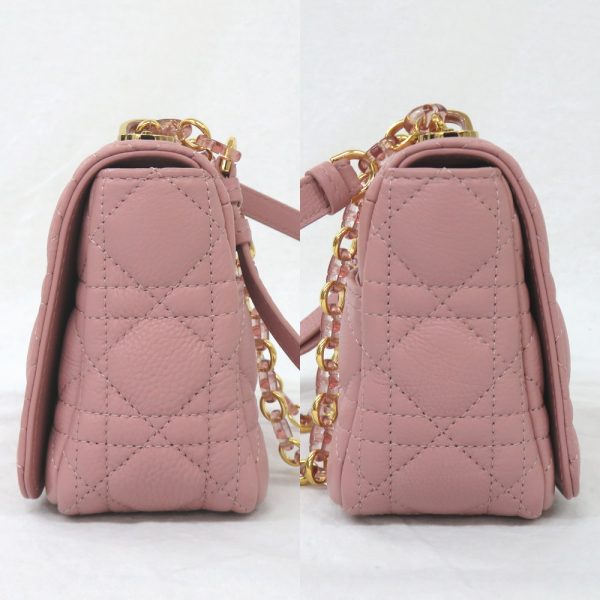 n2402 06 300394mi 03 Dior Caro Bag Small Shoulder Bag Antique Pink