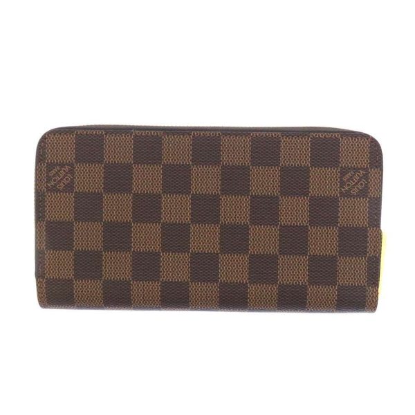 n41661 03 Louis Vuitton Long Wallet Damier Ebene Zippy Wallet Brown