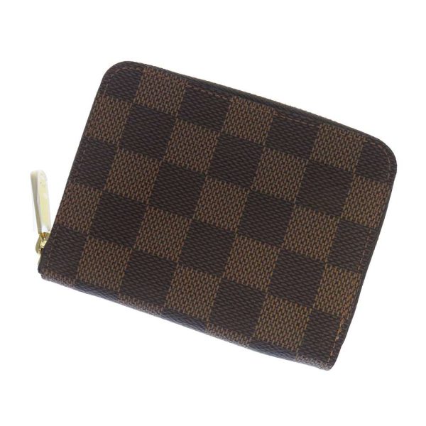 n60213 01 Louis Vuitton Coin Case Coin Purse Damier Ebene Zipper Coin Purse