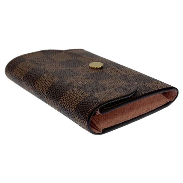 n64423 02 Louis Vuitton Coin Case Damier Ebene Portemonnay Rosalie