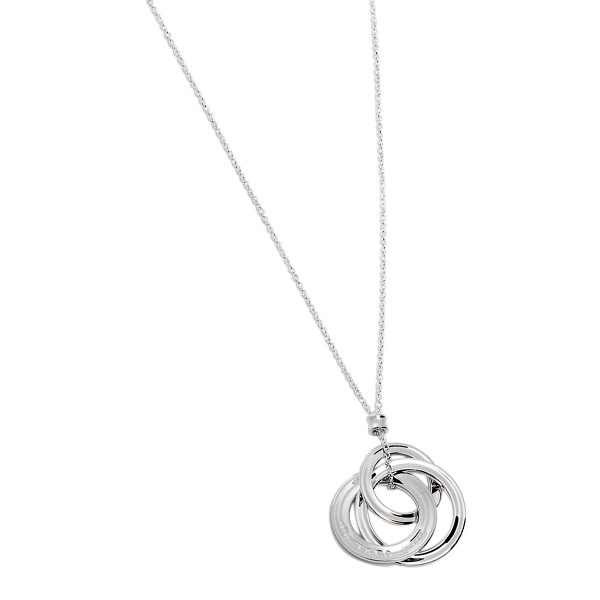 tf antf00363l Tiffany Co Interlocking Circle Silver Pendant Necklace