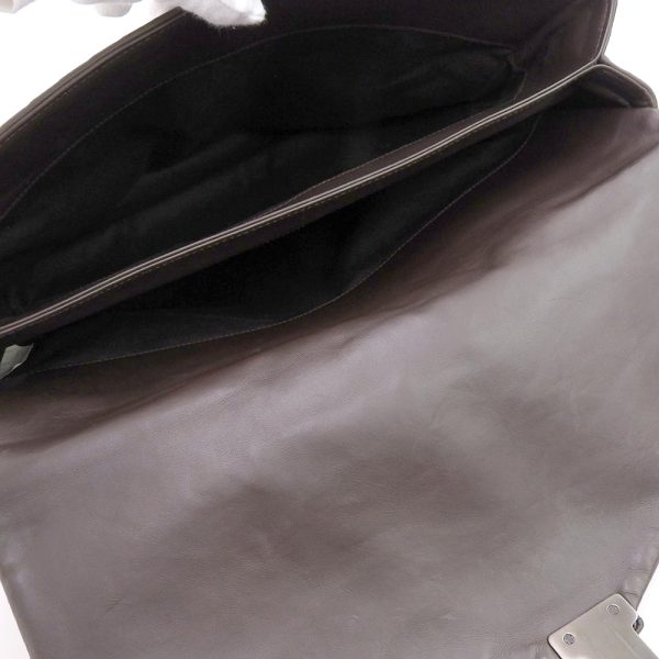 tk29a031024 5 Bottega Veneta Intrecciato Briefcase Business Bag Dark Brown
