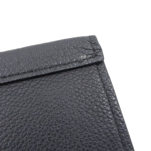 tkh21b0216031 7 Louis Vuitton Portefeuille Lock Me 2 Calf Leather M62329 Long Wallet with Hook and Loop Black