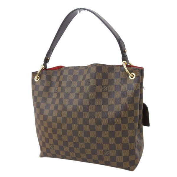 tkh21b0226002 2 Louis Vuitton N44044 Damier Graceful PM One Shoulder Bag Tea Ebene