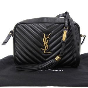 tkh21b0714004 1 Louis Vuitton Lockme Chain Bag Leather Black