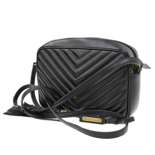 tkh21b0714004 2 Saint Laurent Paris 574494 Lou Camera Bag Leather Shoulder Bag Black