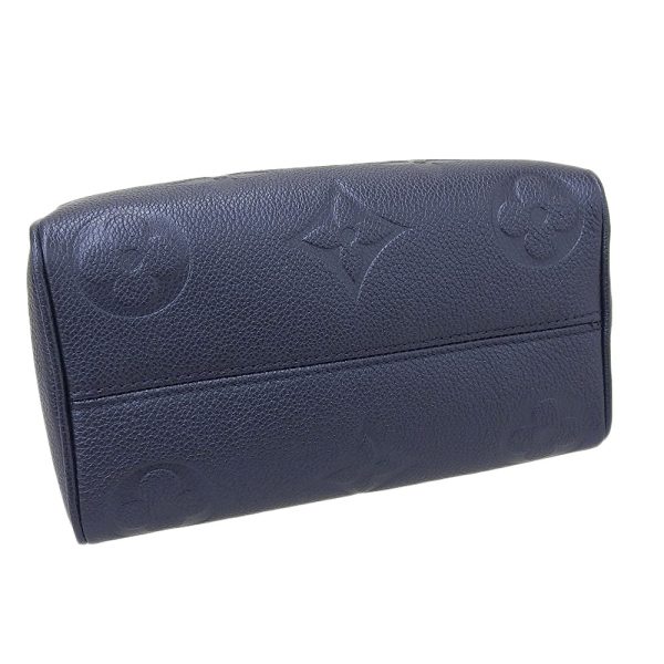 tkh21b1201005 4 Louis Vuitton M58958 Monogram Giant Empreinte Speedy Bandouliere Handbag Navy Blue