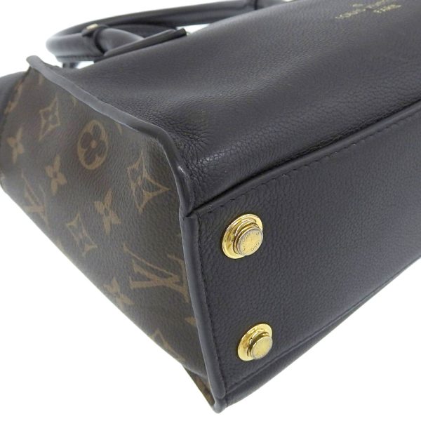 tkh22b0622013 4 Louis Vuitton Monogram On My Side PM 2WAY Handbag M57728 Shoulder Bag Black Noir