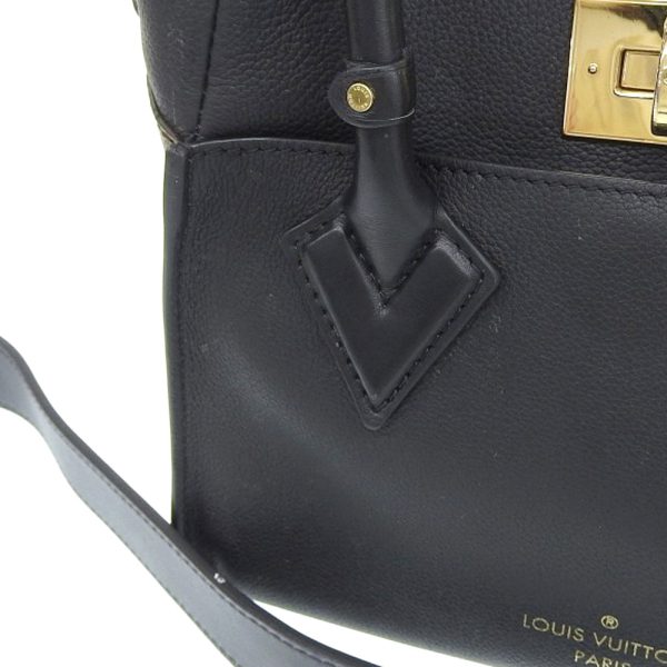 tkh22b0622013 5 Louis Vuitton Monogram On My Side PM 2WAY Handbag M57728 Shoulder Bag Black Noir