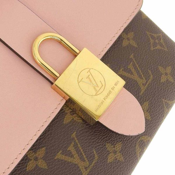 tkh22b0913003 8 Louis Vuitton M44080 Monogram Locky BB 2WAY Bag Handbag Pink Rose Poodle