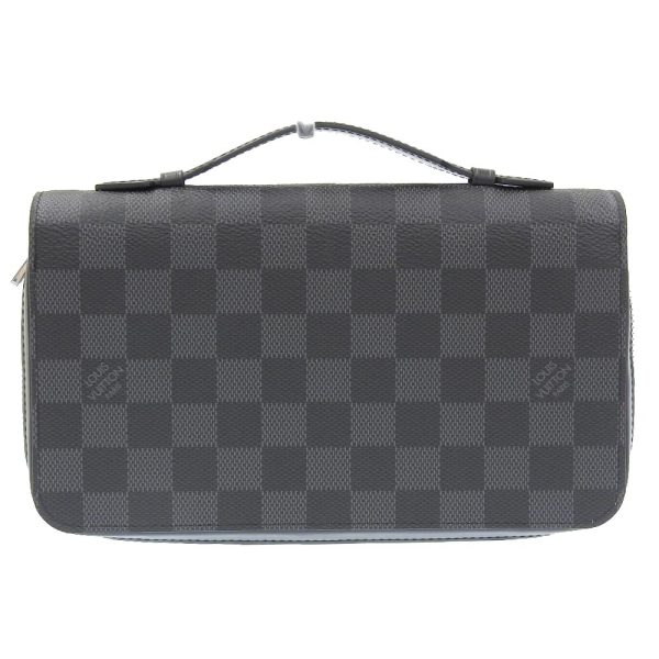 tkh23b1108006 1 Louis Vuitton N41503 Damier Graphite Zippy XL Long Wallet Travel Pouch