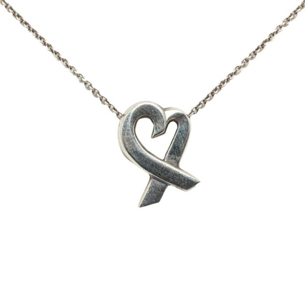 ティファニーラビングハートネックレスSV925シルバーレディースTIFFANYCo中古 5 Tiffany Loving Heart Necklace Silver