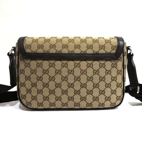 0 gu231213 1 01 Gucci GG canvas shoulder bag magnetic closure S rank beige