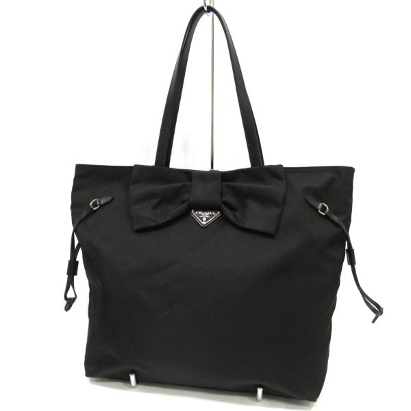 0 pr201031 1k Prada nylon ribbon tote bag