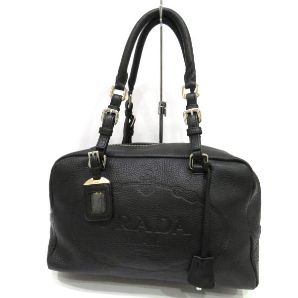 0 pr210928 1 Prada Leather Handbag Mini Boston