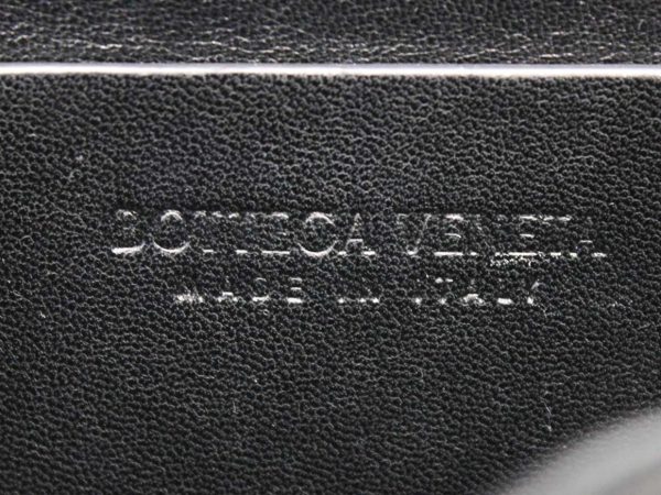 0085 Bottega Veneta Beak Small Shoulder Bag Black Leather