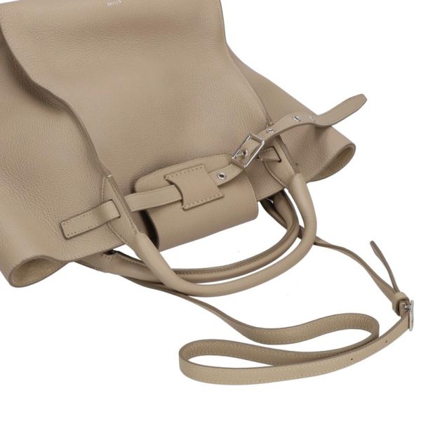 01049 4 Celine Big Small Bag Gray Beige