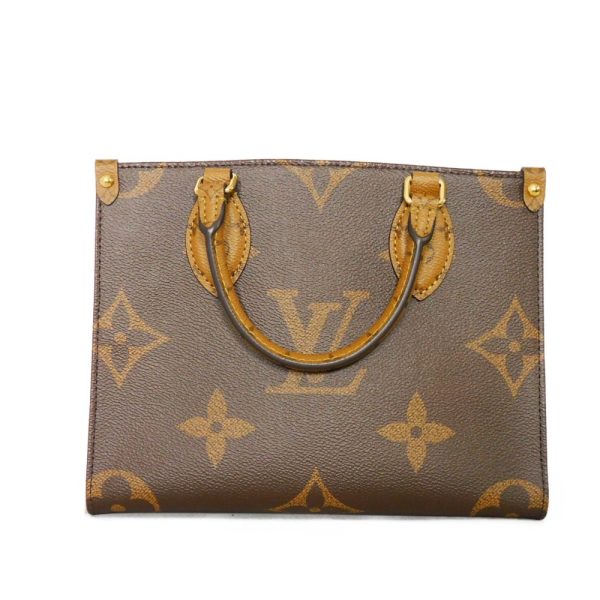 01158h 4 Louis Vuitton Monogram Canvas x Monogram Reverse Canvas 2WAY Shoulder Bag Brown