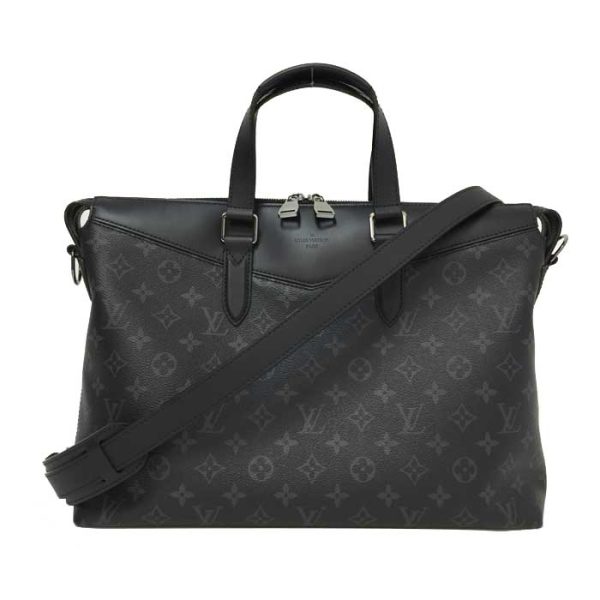 011657s 1 Louis Vuitton Monogram Eclipse Explorer Briefcase Business Bag