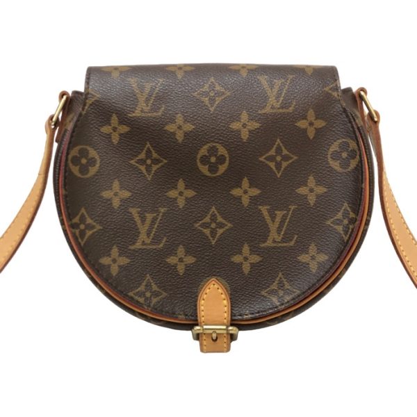 015542s 1 Louis Vuitton Tambourine Monogram Shoulder Bag Tan