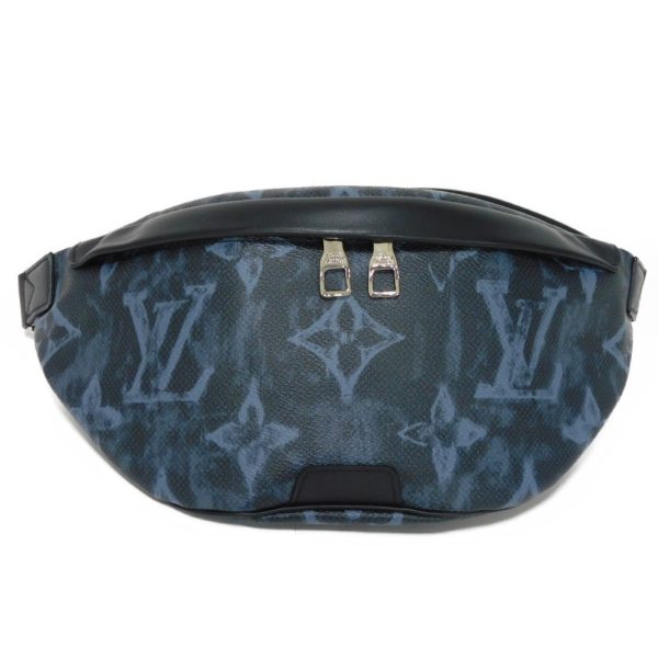 02178h 1 Louis Vuitton Monogram Pastel Noir Canvas Cowhide Leather Body Bag Black
