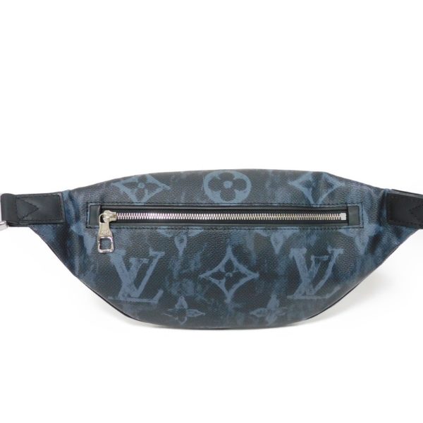 02178h 4 Louis Vuitton Monogram Pastel Noir Canvas Cowhide Leather Body Bag Black