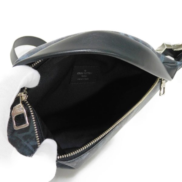 02178h 5 Louis Vuitton Monogram Pastel Noir Canvas Cowhide Leather Body Bag Black