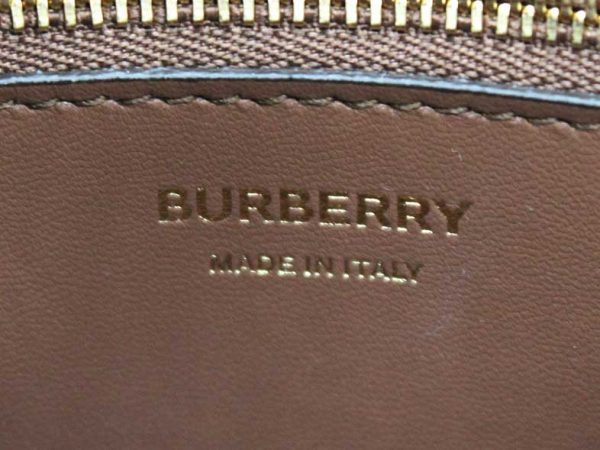 0549 Burberry Mini Francis Tote Bag 2way Handbag Shoulder Beige Brown