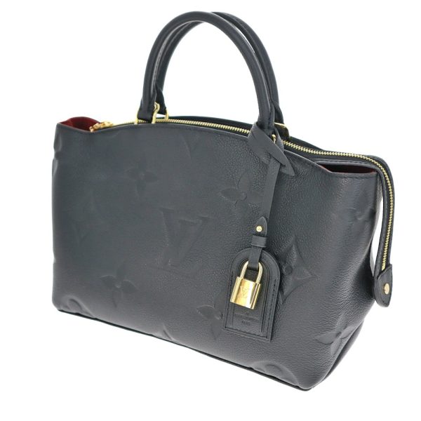 1 Louis Vuitton Petit Palais Pm Handbag Tote 2 Way Shoulder Handbag Leather Calfskin Black
