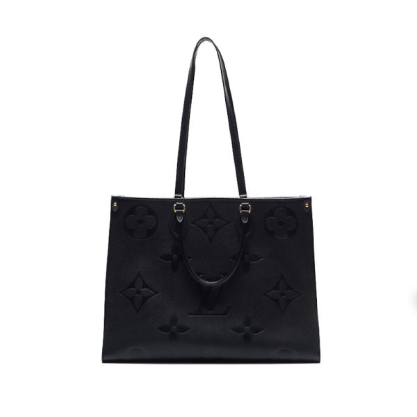 1 Louis Vuitton On The Go GM Monogram Tote Bag Noir Black