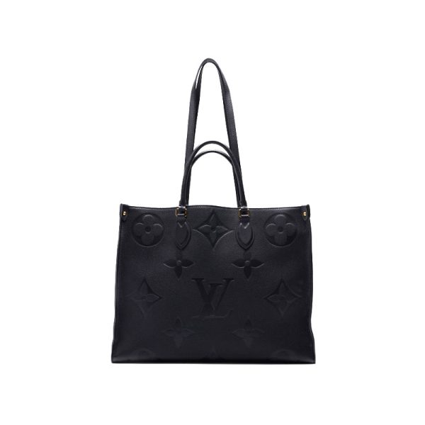 1 Louis Vuitton On The Go GM Monogram Empreinte Tote Bag Noir Black