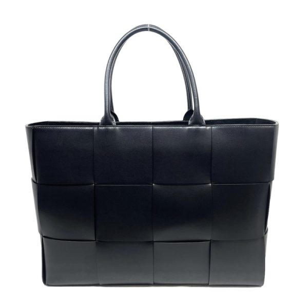 1 Bottega Veneta Maxi Intrecciato Leather Tote Bag Black