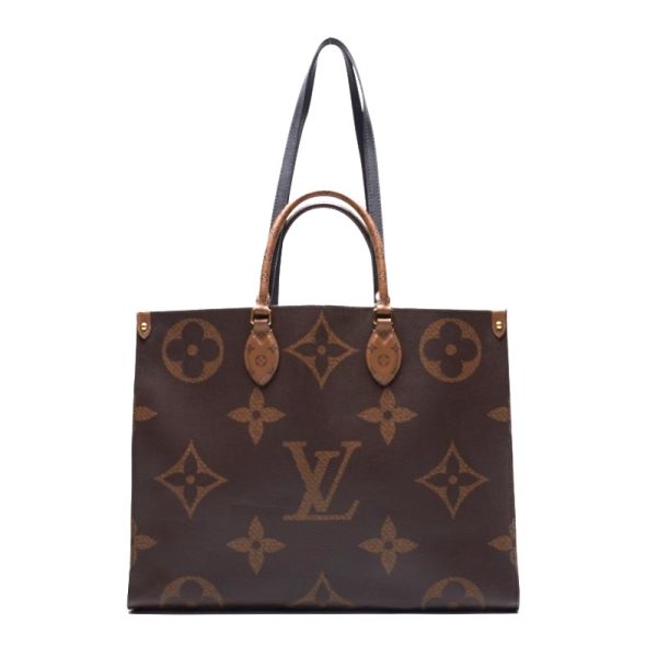 1 Louis Vuitton On The Go GM Monogram Giant Tote Bag Brown