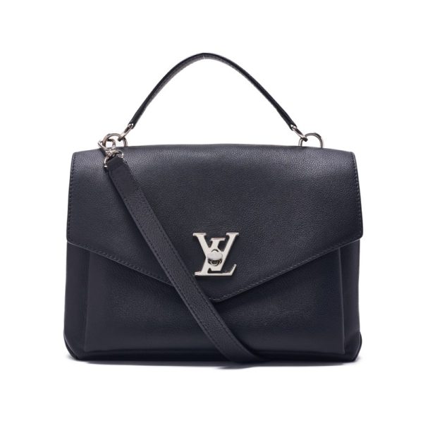 1 Louis Vuitton My Lock Me Taurillon Leather Handbag Noir Black